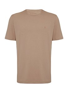 T SHIRT MC INDIVIDUAL BASICA COMFORT FIT - BEGE ESCURO