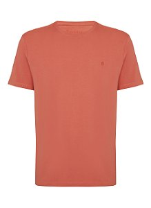 T SHIRT MC INDIVIDUAL BASICA SLIM FIT - LARANJA ESCURO