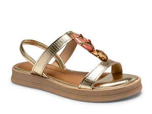 SANDALIA DAKOTA FLATFORM LAZARY CHAMPAGNE