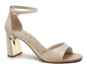 SANDALIA RAMARIM SALTO BLOCO NAPA BLESS MOCCA