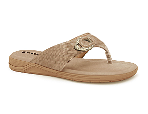 CHINELO COMFORTFLEX LEZARD CAQUI