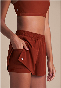 SHORTS LIVE MOVEMENT DRYSIDE M RUST RED