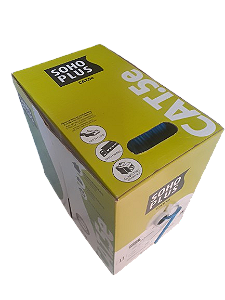 Cabo de rede CAT5E Sohoplus por metro sem clipagem