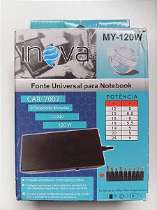 Carregador Universal Inova MY-120W para Notebook