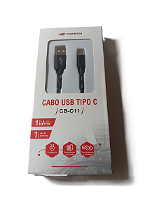 Cabo USB Tipo C 1m C3Tech para celular