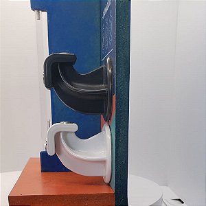 Trava Porta Magnética - Branco Fosco - Uso Interno
