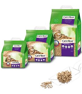 Granulado fibras vegetais Cats Best Smart Pellet ganhe brinde - Petvipi