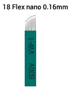 Lâmina Tebori 18 Flex Nano 0,16mm