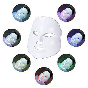Máscara Facial LED 7 cores