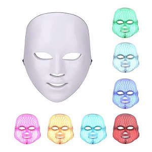 Máscara Facial LED 7 cores