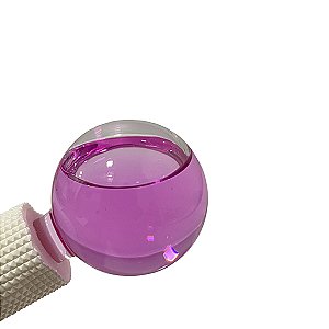 Esfera de Vidro Pequena para Cromoterapia - O Par na Cor Rosa