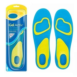 Palmilha Ortopédica Gel Silicone Anti-impacto - Gel ACTIVE
