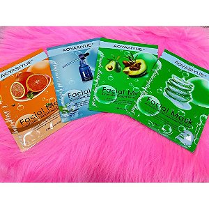 Máscara Coreana Tecido Hidratante Skin - Kit com 10 unidades