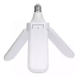 Lâmpada De Led Branco Potente 3 Pás Dobrável Ajustável 60w