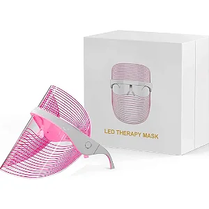 Máscara De Beleza Facial 3 Cores de Led
