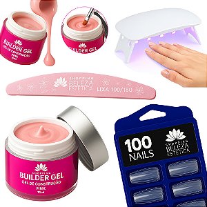 Kit Nail Designer com Tips - Iniciante
