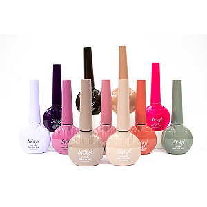 Kit 10 esmaltes em gel Sioux