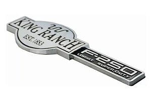 EMBLEMA - KING RANCH - LOGO - MOPAR - CROMADO - ORIGINAL