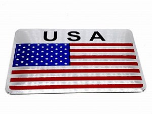Emblema - Ford - 23.9cm - Bandeira Americana Retrô