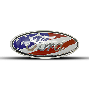 Emblema - Ford - 23.9cm - Bandeira Americana
