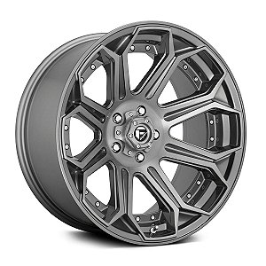 Jogo de Rodas Fuel Siege D705 20x9 8x165.10 +20MM Cinza