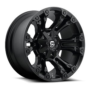 Jogo de Rodas Fuel Vapor D560 20x9 8x165.10 +20MM Preto Fosco