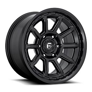 Jogo de Rodas Fuel Torque D689 18x9 6x139.7 +20MM Preto Fosco