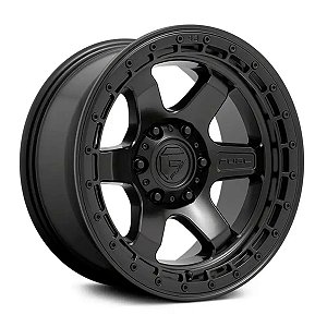 Jogo de Rodas Fuel Block D750 18x9 6x139.7 +20MM Preto Fosco