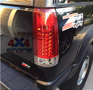 LANTERNA TRASEIRA - F-250 - LED - MODELO 2 - VERMELHA