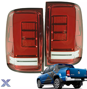 LANTERNA TRASEIRA - F-250 - LED - MODELO 1 - VERMELHA - SPYDER