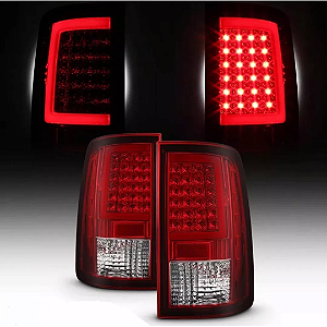 LANTERNA TRASEIRA - DODGE RAM - OLED - 2010/2012 - VERMELHA