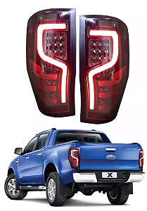 LANTERNA TRASEIRA - RANGER - OLED - MODELO 2 - FUME