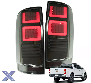 LANTERNA TRASEIRA - S10 - LED - FUMÊ