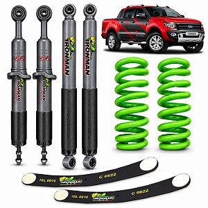 Kit Suspensão IronMan NitroGás para Ford Ranger 2013 a 2019