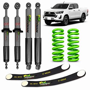Kit Suspensão IronMan NitroGás para Toyota Hilux 2016 a 2024