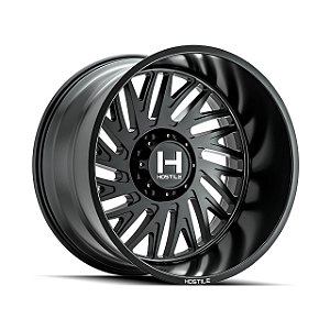 Jogo de Rodas Hostile Syclone H131 20x9 6x139 Preto Fresado