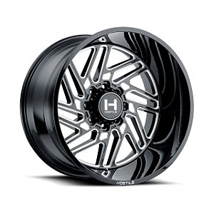 Jogo de Rodas Hostile Jigsaw H116 15x7 4x156 +13mm Preto