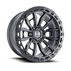 Jogo de Rodas Hostile Crandon H130 20x9 6x139.7 0mm Preto Fosco