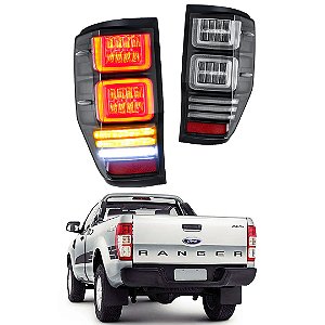 LANTERNA TRASEIRA RANGER OLED SEQUENCIAL 2012/2020