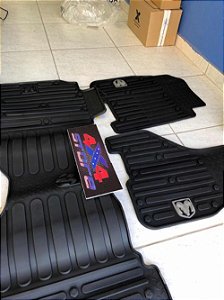 TAPETE - DODGE RAM - CABINE DUPLA - ORIGINAL - MOPAR - 2012 - PRETO/CINZA