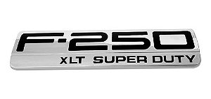 EMBLEMA - F-250 - XLT SUPER DUTY - CROMADO