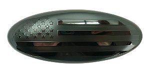 EMBLEMA - FORD - 23.9CM - BANDEIRA AMERICANA PRETO