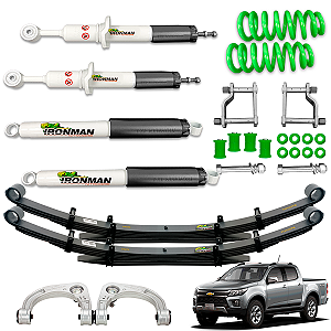 Kit Suspensão IronMan NitroGás S10 13 a 24 full + Proforge