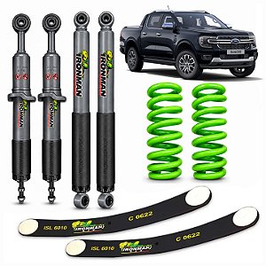 Kit Suspensão Ironman Nitrogas Para Ranger 2024