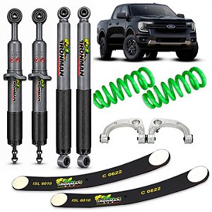 Kit Suspensão Ironman Nitrogas Para Ranger 2024 +Pro Forge