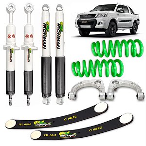 Kit Suspensão IronMan NitroGás Hilux 2005 /2015 + Pro Forge