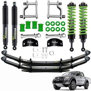 Kit Suspensão IronMan Foam Cell Full Mitsubishi L200 Triton 2009 a 2024