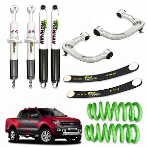 Kit Suspensão IronMan NitroGás Ranger 2013 a 2017 +Pro Forge