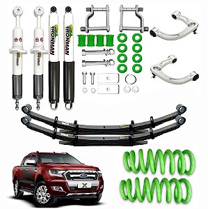 Kit Suspensão IronMan NitroGás Ranger 2020/2023 Full +Pro Forge