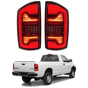 LANTERNA TRASEIRA - DODGE RAM - 07/09 - MOD 21 FUME